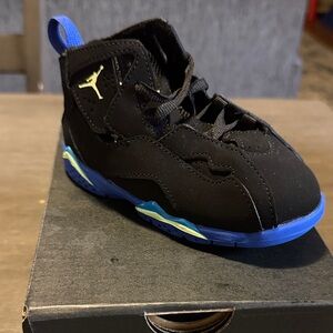 Julia Jordan Kids Black and Blue Sneakers